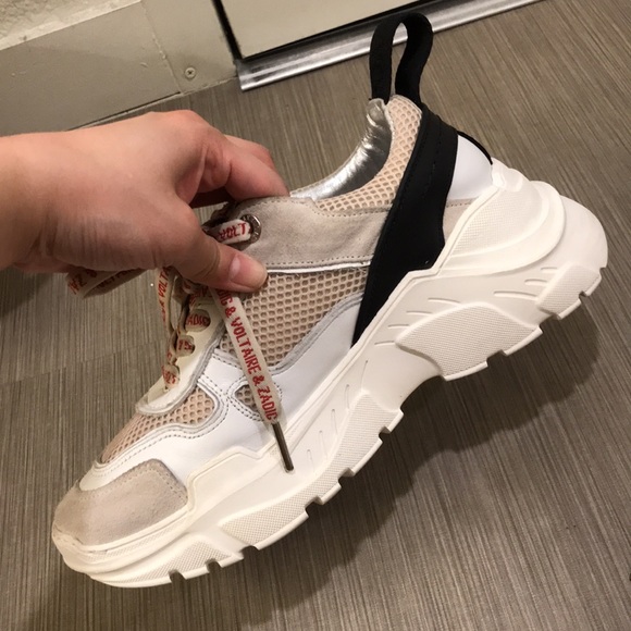 Zadig & Voltaire super platform “dad” sneakers 38 - Picture 10 of 15